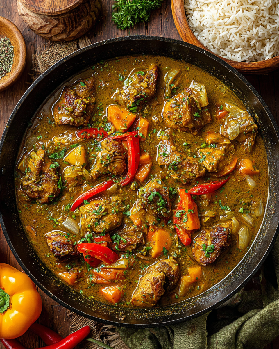 Authentisches Jamaikanisches Curry-Huhn Rezept