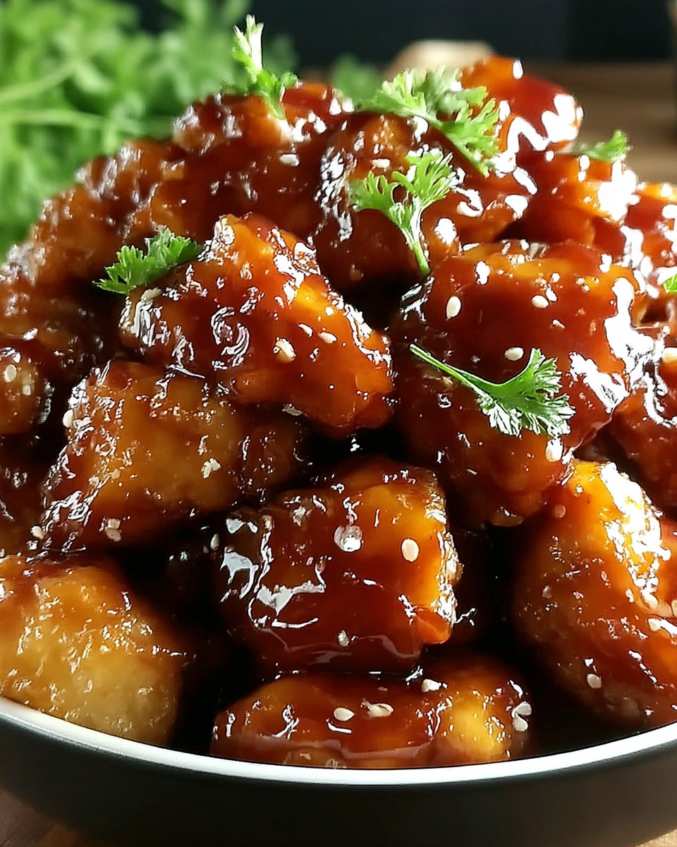 Brauner Zucker-Ananas-Hähnchen Rezept