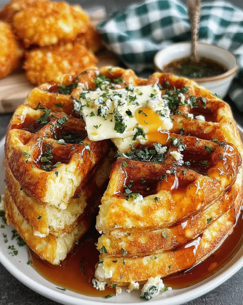 Cheddar-Jalapeño-Maisbrot-Waffeln Rezept