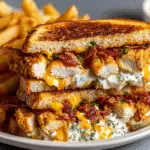 Cheddar-Turkey-Bacon-Ranch-Hähnchen-Melt Rezept