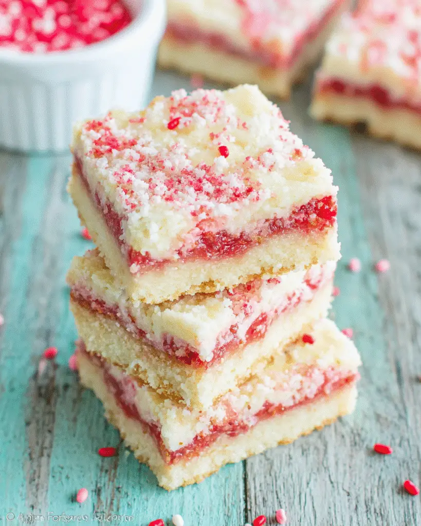 Erdbeer-Shortcake-Riegel Rezept