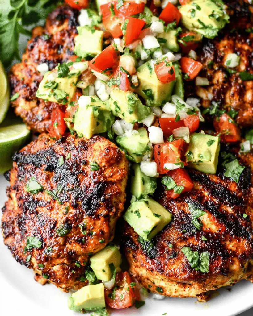 Fiesta-Limetten-Hähnchen mit Avocado Rezept