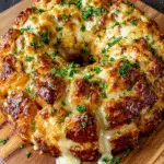 Hähnchen-Alfredo-Monkey Bread Rezept
