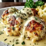 Hähnchenkissen mit Cremiger Parmesan-Soße Rezept