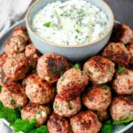 Griechische Putenfleischbällchen mit Tzatziki Rezept