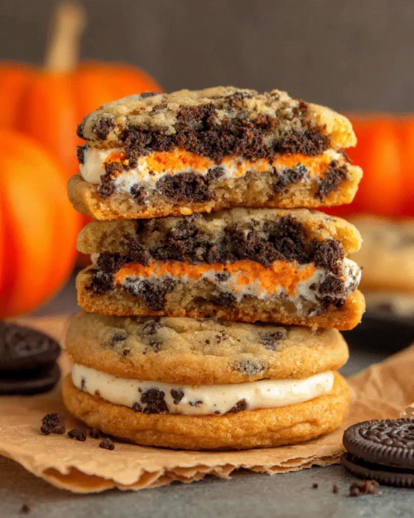 Halloween-Oreo-Gefüllte Chocolate-Chip-Cookies Rezept