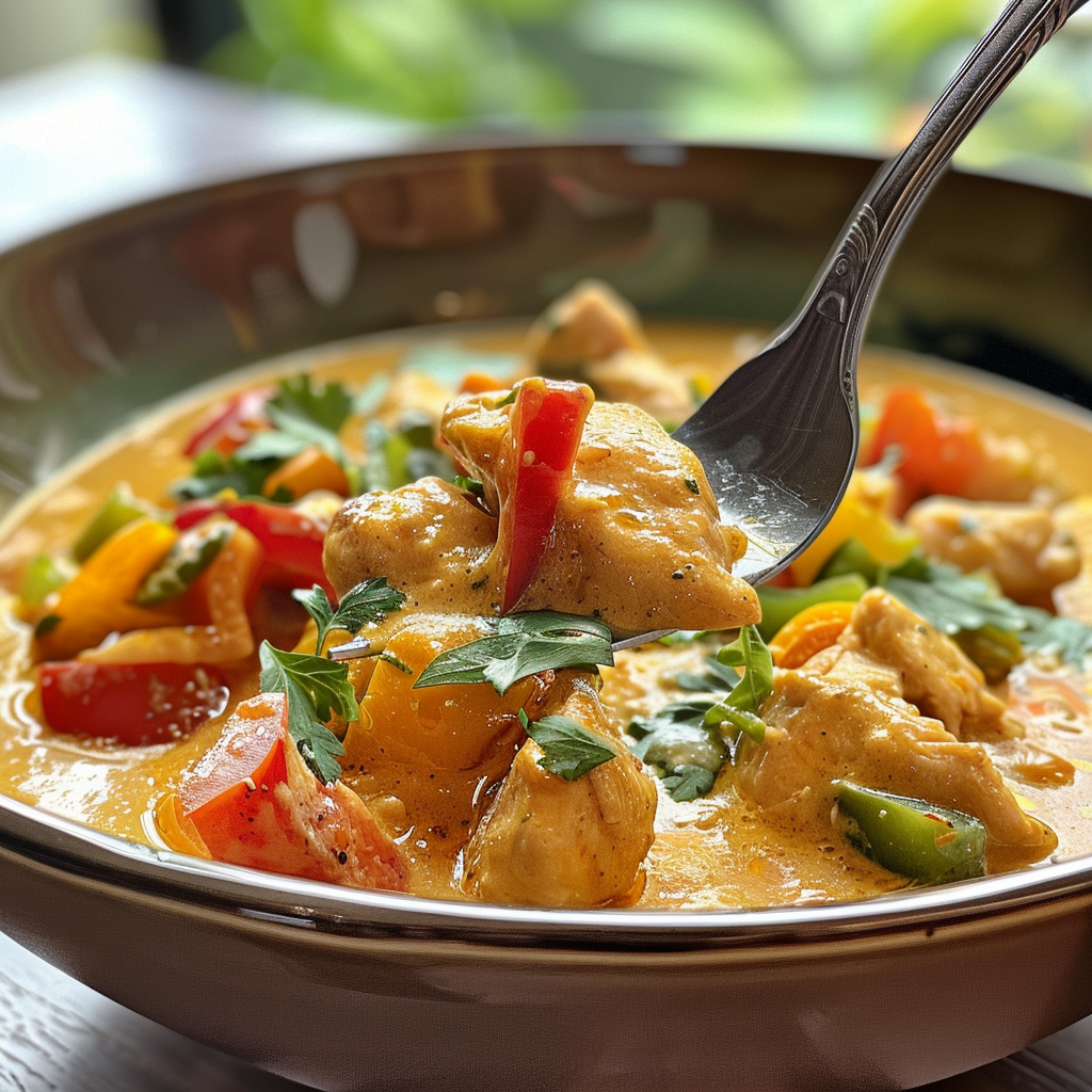 fresh ingredients for Blitzschnelles HäHnchen-Curry Mit Kokosmilch Unter 20 Minuten FüR FeierabendküChe