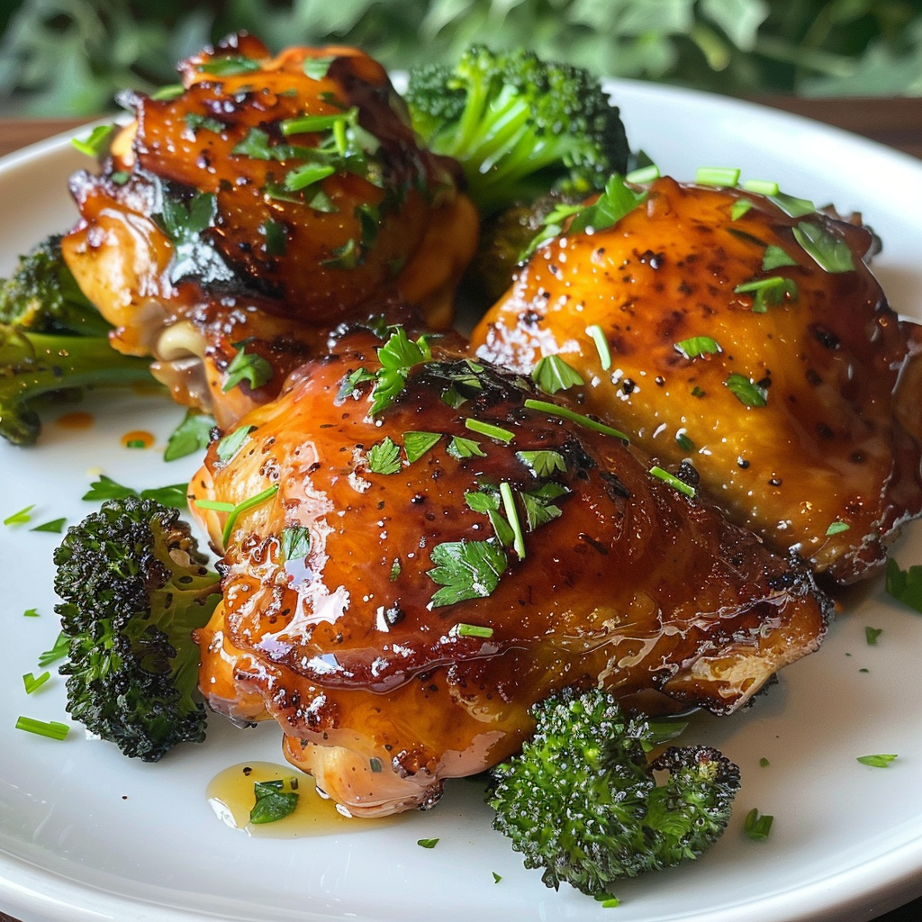 how to make Blitzschnelles Honig-Knoblauch-HäHnchen Mit Brokkoli Aus Der HeißLuftfritteuse – Unter 25 Minuten step by step