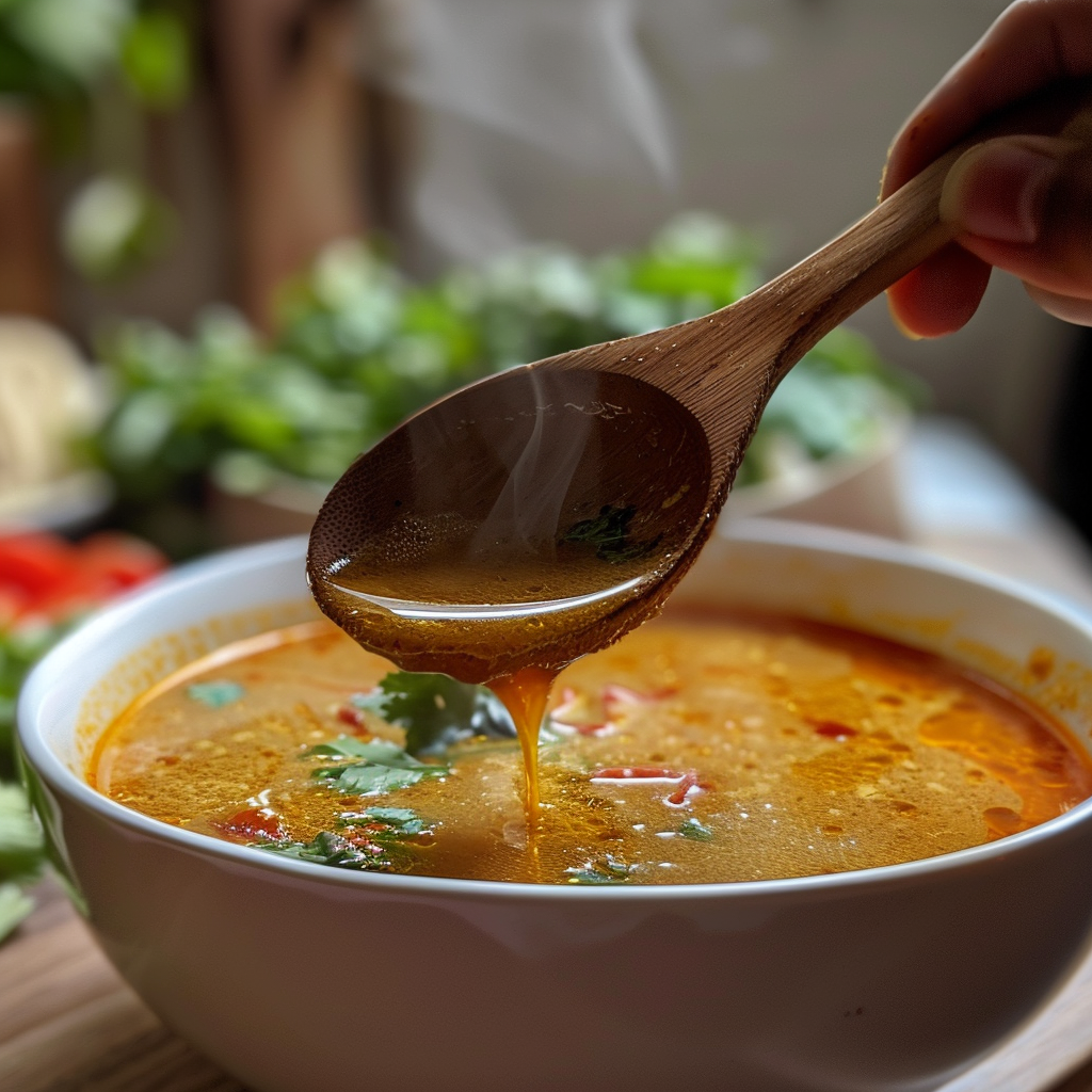 how to make WäRmende Thai-Kokos-Curry-Suppe Mit HäHnchen Und Zitronengras – Immun-Booster FüR Die Seele step by step